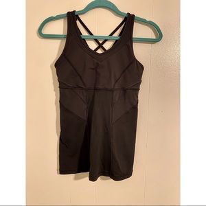 Lululemon Built-in Bra Strappy Workout Tank Top